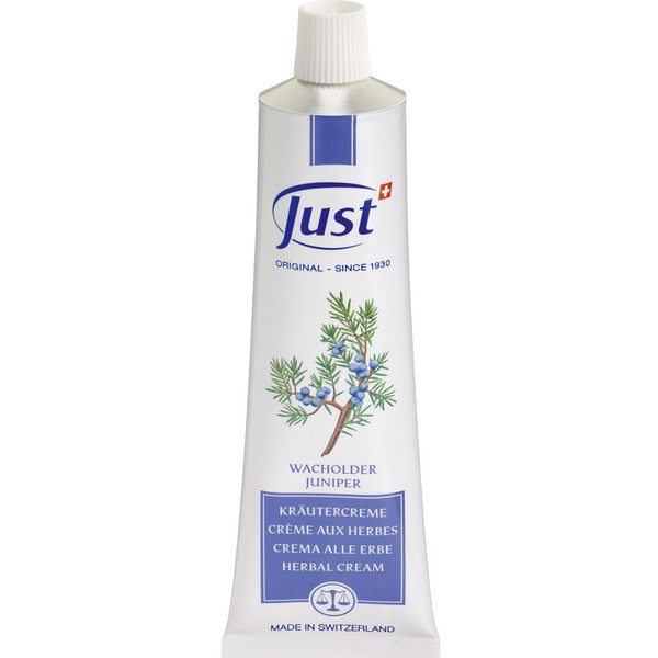 JUST Juniper Cream, 3.4 fl oz (100 ml) Whole Body, Natural Herbal Cream, Natural Ingredients, Herbs, Junipa, Skin Care, Moisturizing, Drying, Pre-Exercise, Muscle Relaxation, Hand Cream, Body Cream