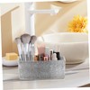 NOLITOY Luxury Bling Makeup Storage Box Compartment Organizer Brush Holder