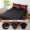Tasselily 6 Pcs Race Car Twin Bedding Set for Boys,Red