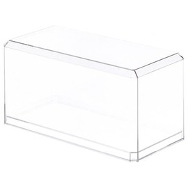 Pioneer Plastics 094C Clear Plastic Beveled Edge Display Case, 4.375" W x 4.125" D x 9" H (for 8 inch Dolls) (Mailer Box)