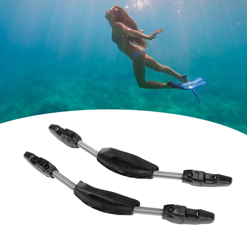 2PCS Diving Spring Fin Strap Stainless Steel Diving Fin Heel