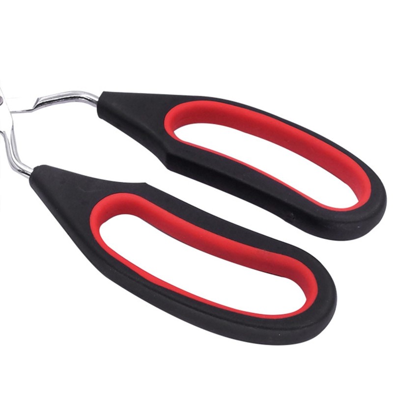 Kitchen Scissor Tongs 10-Inch Stainless Steel Scissor Cooking Tongs