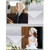 Fourluoo 3 Pcs Mantilla Catholic Veil for Church Chapel Lace