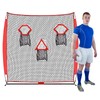 PGL Football Throwing Net with Carry Bag,3 Throwing Targets Net