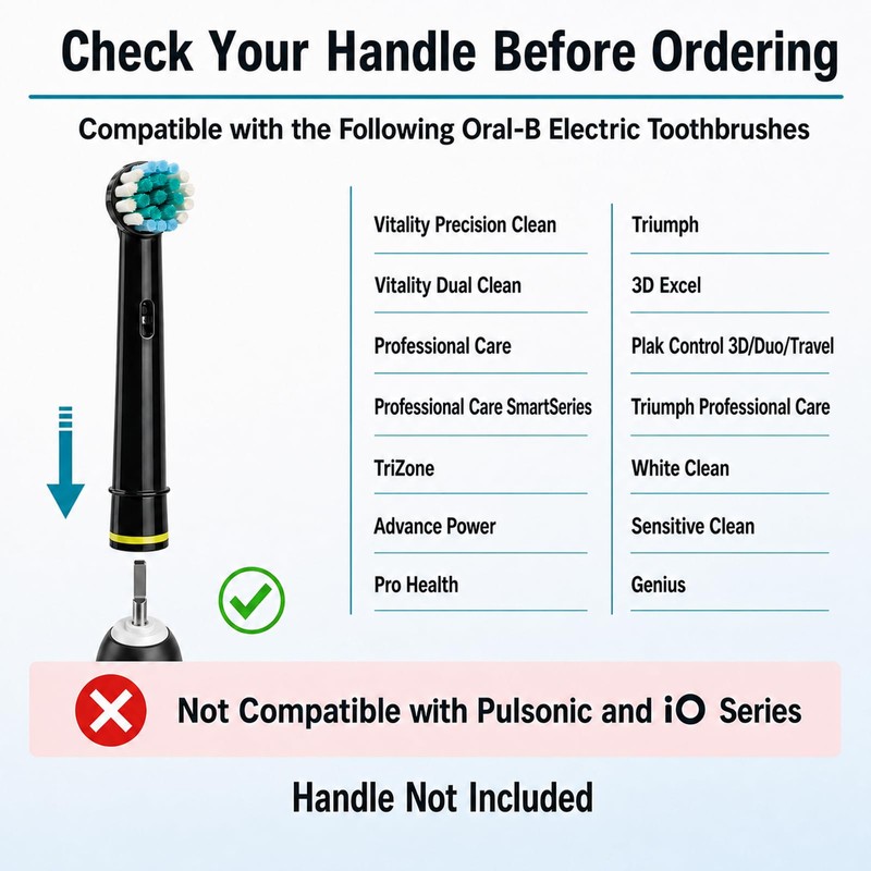 16 Pack Precision Clean Replacement Toothbrush Heads Compatible with Oral