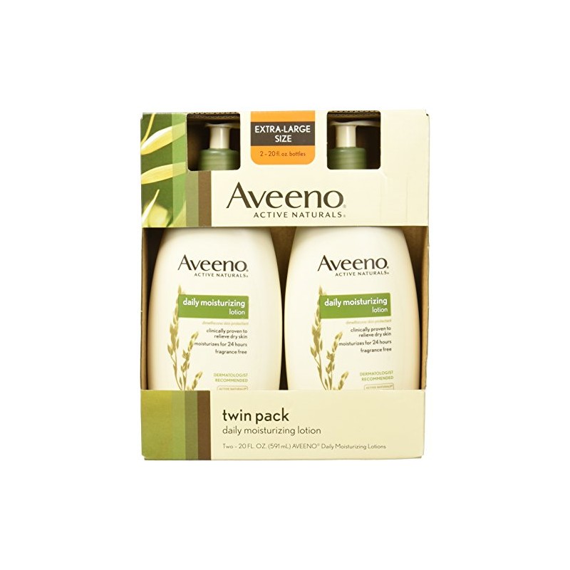 Aveeno Daily Moisturizing Lotion, 20 Oz, 2 Pack
