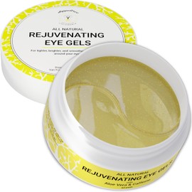 Doppeltree Todo Natural Cafeína Parches Bajo Los Ojos Y Mascarillas De Hidrogel (60 Almohadillas) - Tratamiento Anti Envejecimiento Para Pies De...   