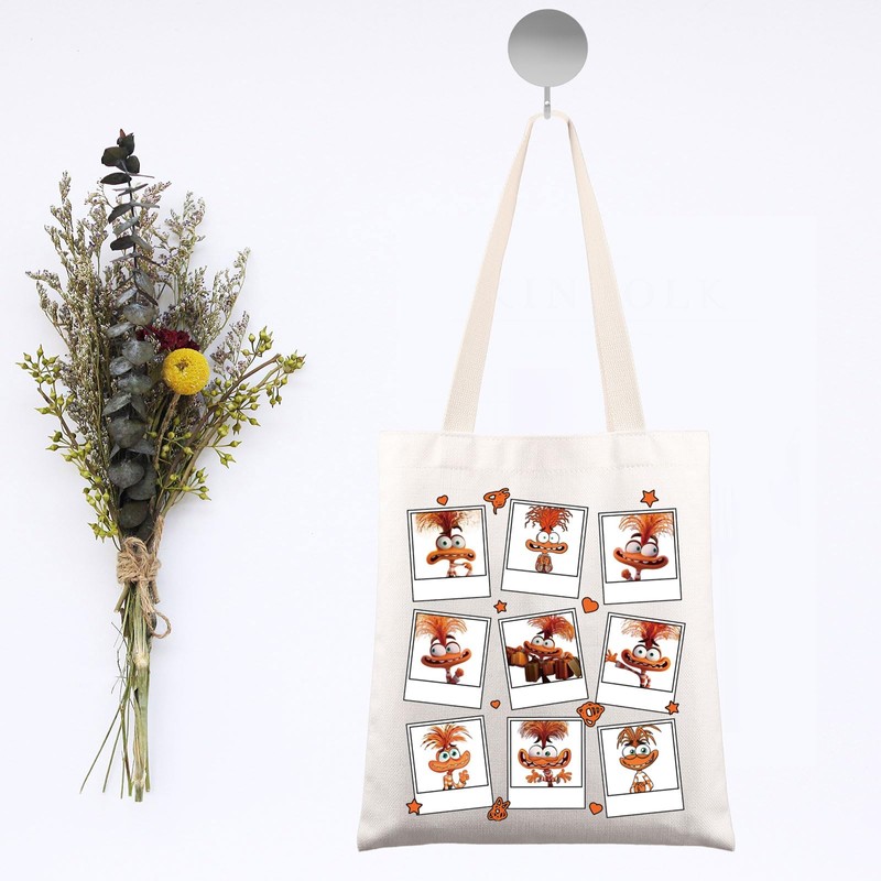 G2TUP Emotions Tote Bag Cartoon Emotions Gift Emotions Lover Gift