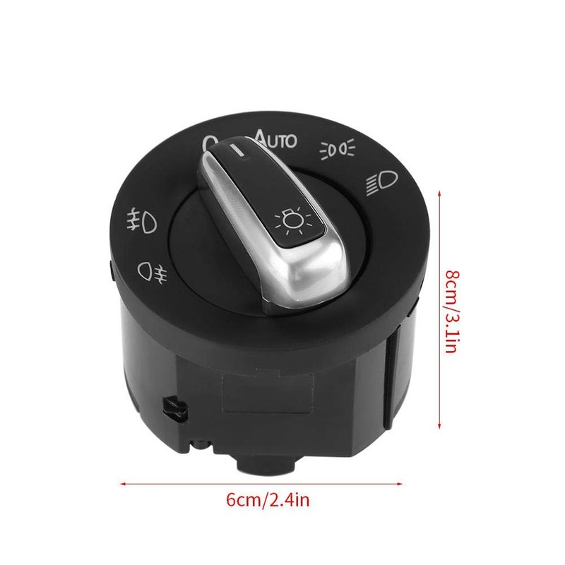Qiilu Auto Sensor Fog Light Switch with Sensor for MK5
