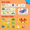 Self-Correcting Spelling Puzzles, Double-Sided Three and Four-Letter Word Spelling Cards