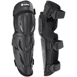 Tanden Motorcycle Knee Pads for Men Knee and Shin Guards, Motorcycle Leg Protection Armor Motocross Knee Guards Dirt Bike Pads Adjustable Crashproof Adult Protective Gear