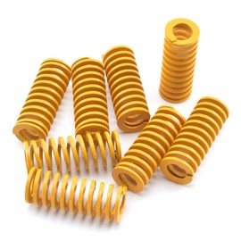 SDTC Tech 3D Printer Light Load Die Spring 10mm 25mm(OD H) Heated Bed Compression Springs for Creality CR-10 10S S4 Bottom Connect Leveling - 8 Pack