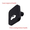 Hood Latch Release Handle Cable Repair Kit Billet Aluminum Replacement