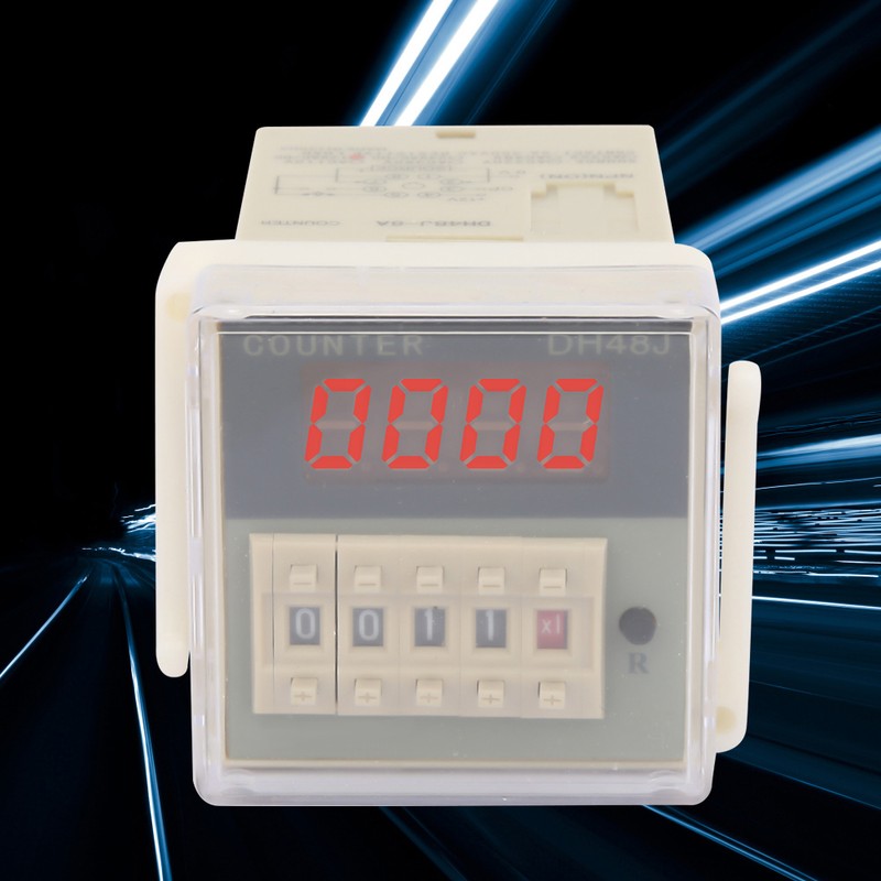 O111ROM DH48J-8A LCD Digital Electronic 8 Pins Counter Delay Time