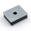Master Magnetics Ceramic Latch Magnet Assemblies - Rectangular with Center
