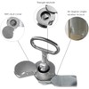 Pack of 5 Waterproof Stainless Steel Cabinet Door Metal Lock