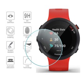 Diruite 4 Stück Displayschutz für Garmin Forerunner 55/45/45S/245/245 Music Schutzfolie,HD Glas Displayschutzfolie für Garmin Forerunner 55/45/45S Intelligente Uhr [Anti-Kratzen]