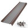LEAF4GO 5" Micromesh Gutter Guard for Gutters Stainless Steel Gutter