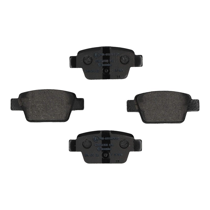 Brembo P 23 080 Bremsbelagsatz, Scheibenbremse - (4-teilig)