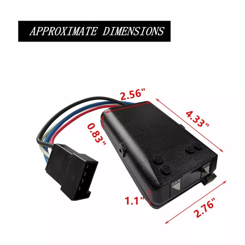 tinaling8 8508211 Proportional Electronic Trailer Brake Controller w/2 to 8