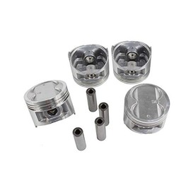 DNJ Piston Set Standard Size P925 For 85-87 Toyota/Corolla, MR2 1.6L L4 DOHC Naturally Aspirated designation 4A-GEC,4A-GELC