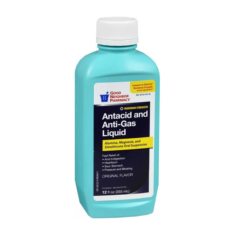 ON CONTAINER GNP ANTACID MAX STRGTH ORIG LIQ 12OZ mag