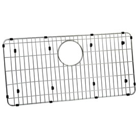LKOBG2915SS Kitchen Sink Grate 27.5" x 13.5" x 1.25" Stainless Steel Sink Protector with Supersoft Silicone Feet