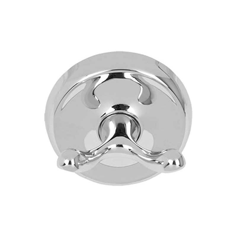 Delaney Hardware 590606 Double Robe Hook 500, Polished Chrome