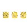 Honbay 20PCS Gold Rhinestone Hair Rings Dreadlocks Beads Braid Hair