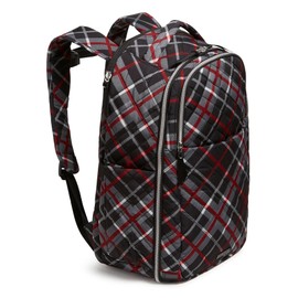 Vera Bradley Women's Performance Twill Travel Backpack Travel Bag, Paris Plaid, One Size