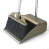 Upgrade Broom with Dustpan Combo Set,48'' Long Handle Stiff Broom