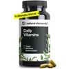 Daily Vitamins - 120 Multivitamin Capsules - All Valuable Vitamins