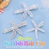 Banatra Starfish Hair Clips Gold Metal Sea Star Hair Barrette