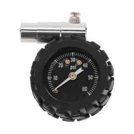 HEROFFIX 1 Pcs Universal Tire Pressure Gauge Wheel Cover 0-60PSI GS12-ZBR11-60PSI Air Pressure Meter for Bicycle