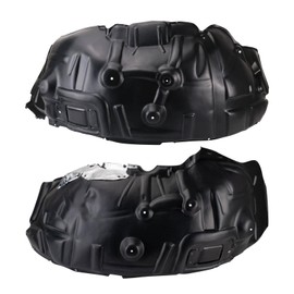 TRQ Front Inner Fender Liner Set Compatible with 2009-2010 Dodge Ram 1500 2011-2014 Ram 1500 CH1248152 CH1249152