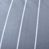 Keayoo 2 Piece Bed Linen, Grey, White, Striped, 100% Cotton