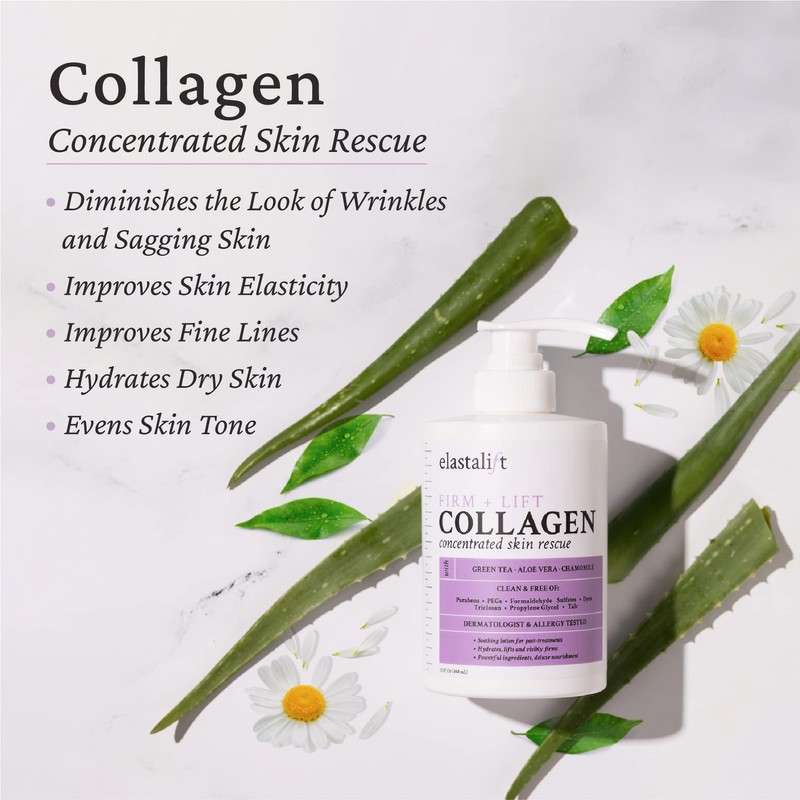 Elastalift Collagen Firming Cream & Serum Bundle - Anti-Aging, Plumping,