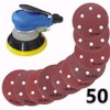 AKORD 50pcs 150mm Abrasive Sand Discs Velcro Sanding Paper 6
