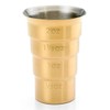 Barfly M37109GD Drink Jigger, 2 oz, Gold w/Out Handle