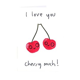 I Love You Cherry Much - Eco Friendly Greeting Card