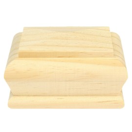 Pine Pyramid Newel Cap rebated to fit a 90mm Newel Post