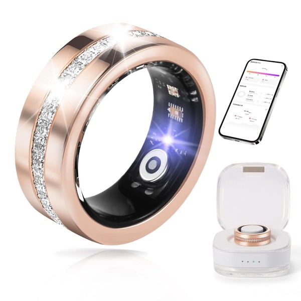 JIANVNUI Smart Ring for Women & Men - Health &