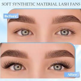 PHKERATA Wispy Lash Clusters Natural Eyelash Clusters 108 pcs Cluster Eyelash Extensions DIY Individual Lashes Clusters with Soft Lash Band, 10-16 mm