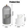 Concealed Toothbrush Holder, Rotating Bathroom Organizer Countertop, Toothbrush Holders with