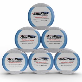 AcuPlus - Bath Bombs for Sore Muscles & Joints - Relaxing Bath Bombs for Women & Men with Arnica, Magnesium, Glucosamine, & Epsom Salt - 4.5 oz. Each, Pack of 6