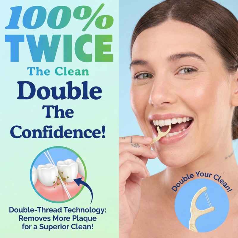 Twin Line Dental Floss Picks (220 Count) – Tooth Flossers