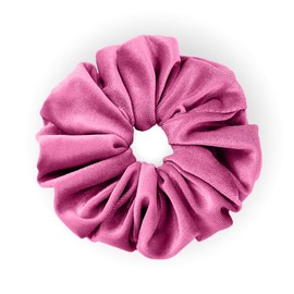 Leirinik Velvet Scrunchie Hair Scrunchie | 14 cm Lilac Purple Pack of 1 | Soft High-Quality Velvet Made of 100% Polyester | for Girls and Women - All Hair Types