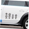 iplusmile 30pcs Reflective Car Stickers Funny Family Members Decals for