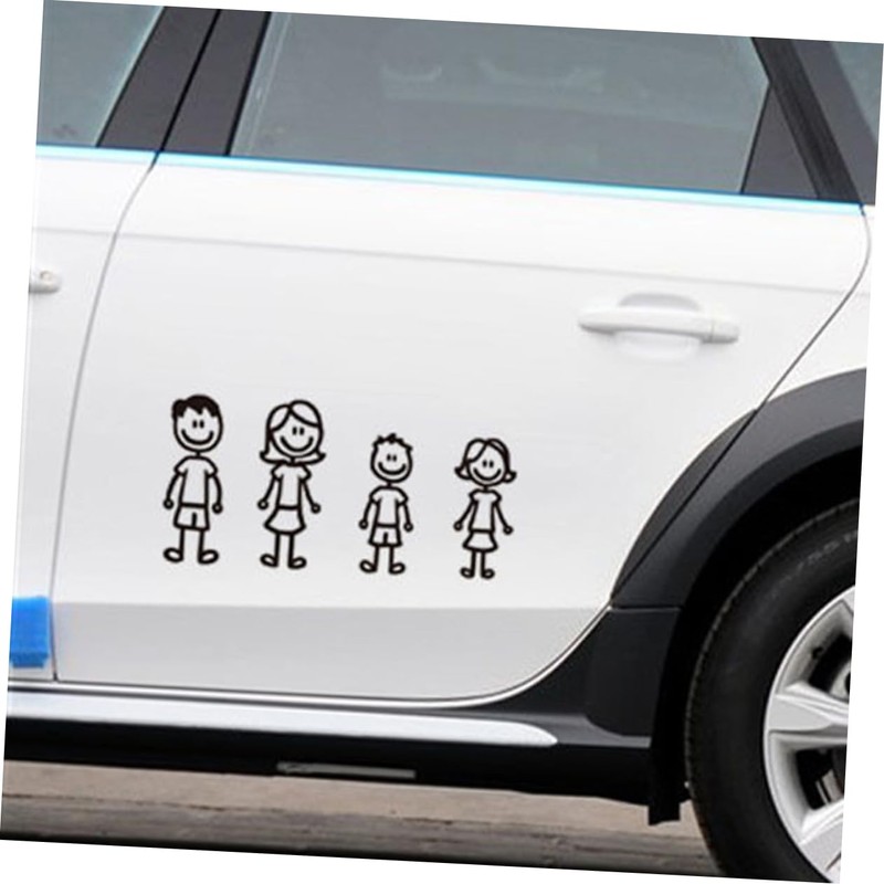 iplusmile 30pcs Reflective Car Stickers Funny Family Members Decals for