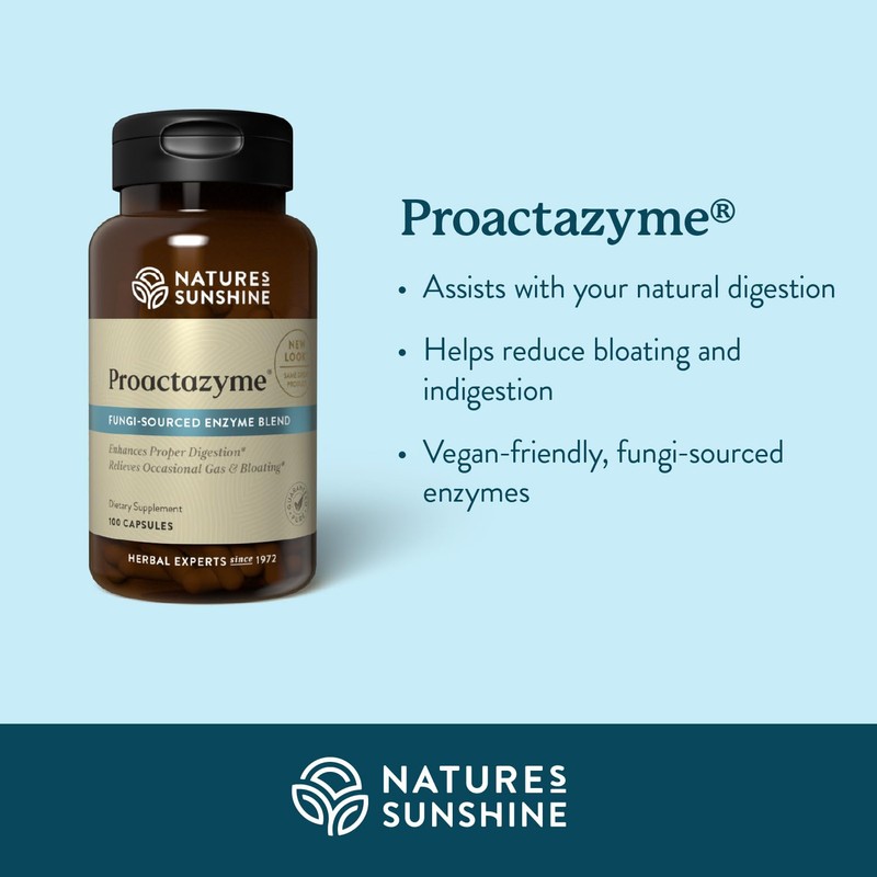 Nature's Sunshine Proactazyme 100 Capsules
